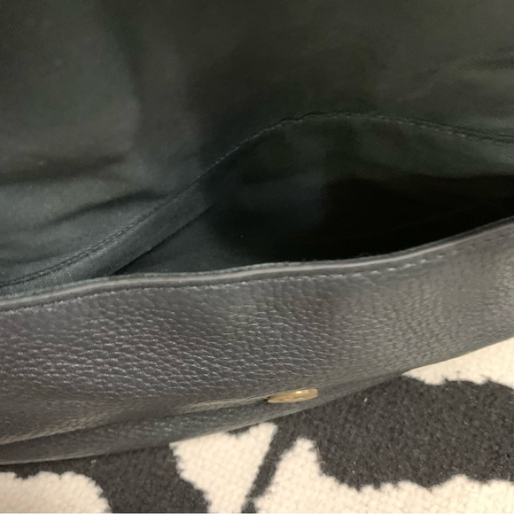 Fossil Peyton Double Flap Suede & Pebbled Leather Large Purse - Picture 10 of 16